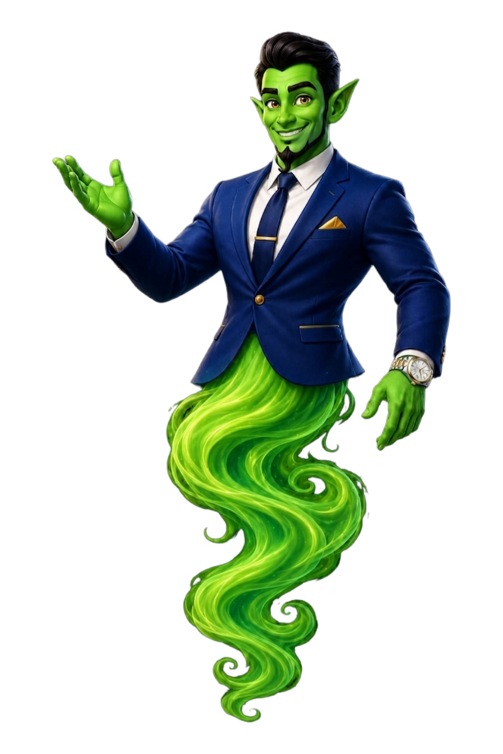 The JobGenie presenting hiring opportunities